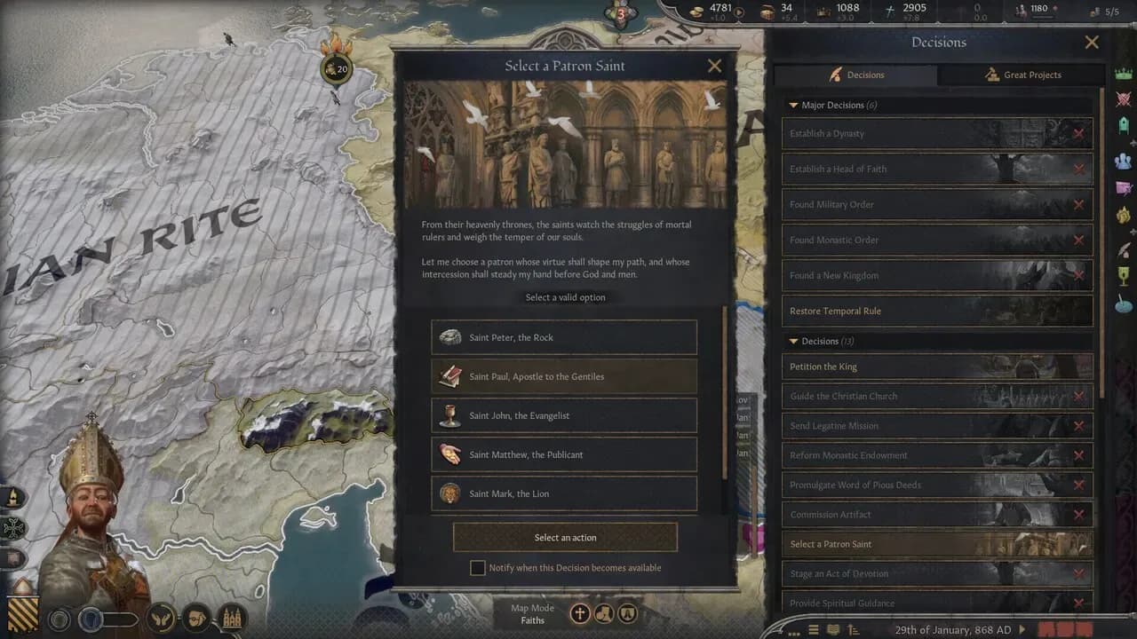 Crusader Kings III: By God Alone PC Steam CD Key screenshot 1