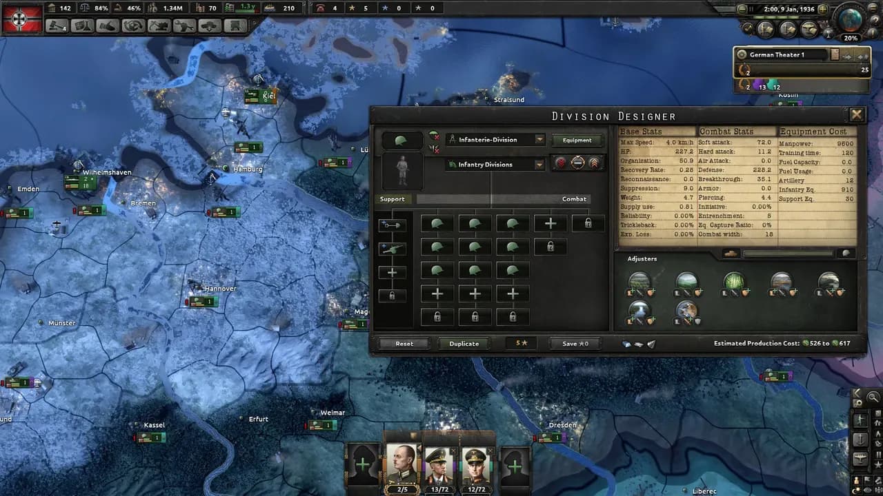 Screenshot 3 di Hearts of Iron IV Standard Edition PC Steam CD Key