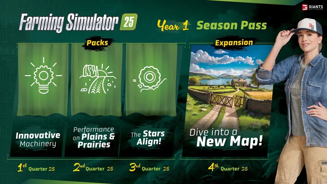 Screenshot 1 di Farming Simulator 25 Year 1 Pass PC Steam CD Key