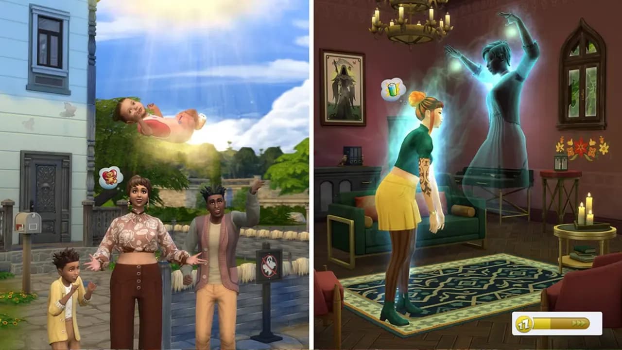Screenshot 2 di The Sims 4 Life & Death Expansion Pack PC EA App CD Key