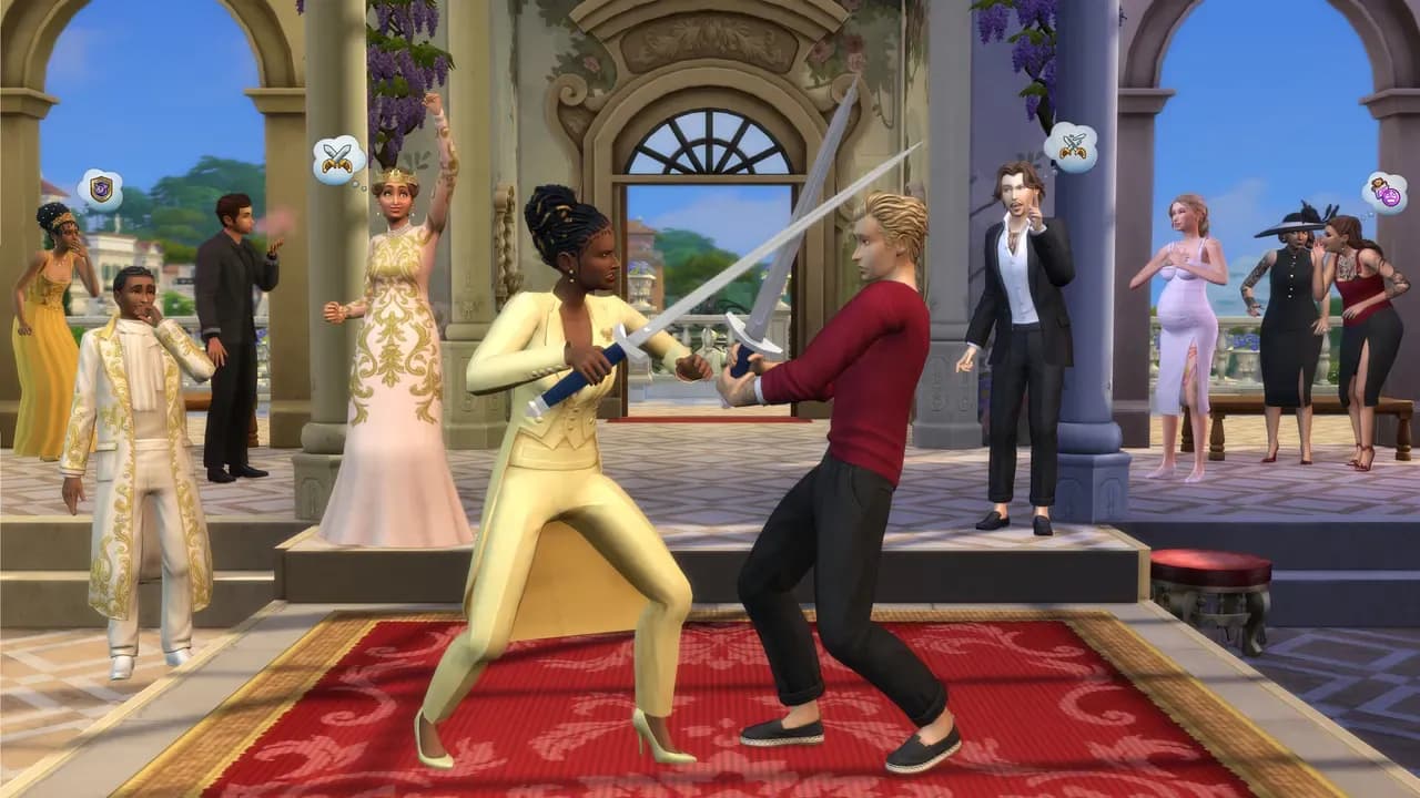Screenshot 3 di The Sims 4: Royalty & Legacy PC EA App CD Key