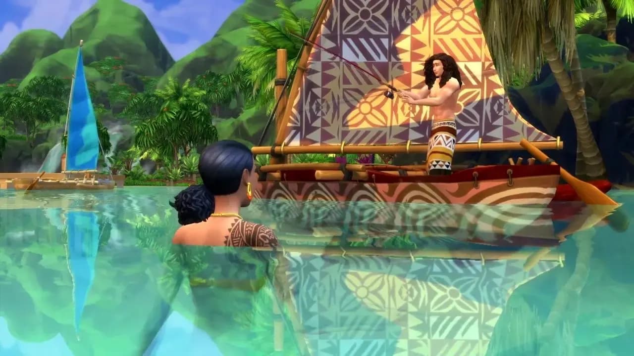 Screenshot 4 di The Sims 4: Island Living PC EA App CD Key