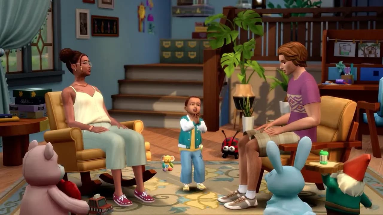 Screenshot 1 di The Sims 4 Growing Together PC EA App CD Key