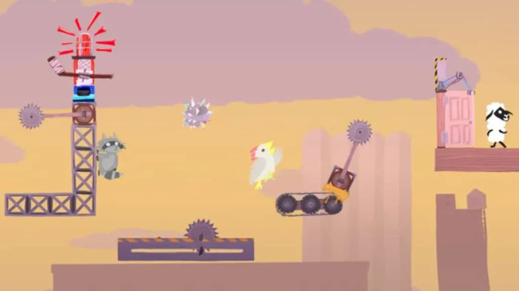 Screenshot 2 di Ultimate Chicken Horse PC Steam CD Key