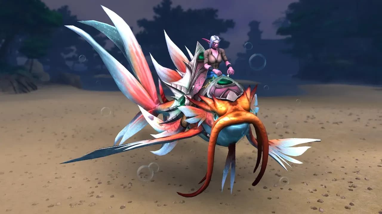 Screenshot 1 di World of Warcraft - Wondrous Wavewhisker Mount DLC PC Battle.net Gift
