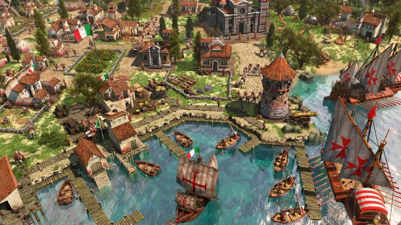 Screenshot 1 di Age of Empires III: Definitive Edition - Knights of the Mediterranean PC Steam CD Key
