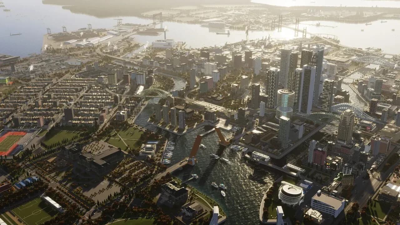 Cities: Skylines II - Bridges & Ports PC Steam CD Key screenshot 5