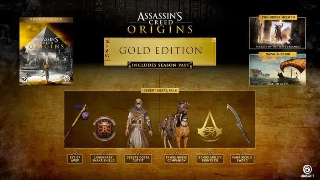 Assassin's Creed: Origins Gold Edition PS4 Account screenshot 1