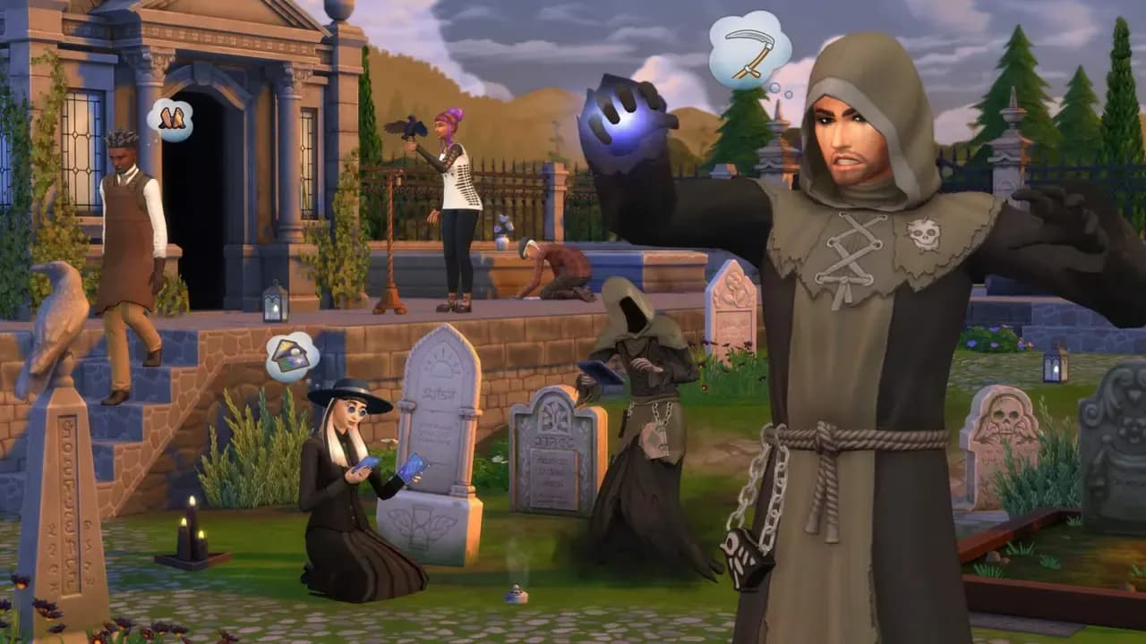 Screenshot 3 di The Sims 4 Life & Death Expansion Pack PC EA App CD Key