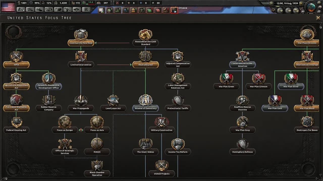 Screenshot 4 di Hearts of Iron IV Standard Edition PC Steam CD Key