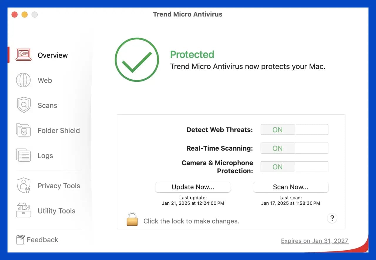 Trend Micro Maximum Security 3 Devices 1 Year Key screenshot 1