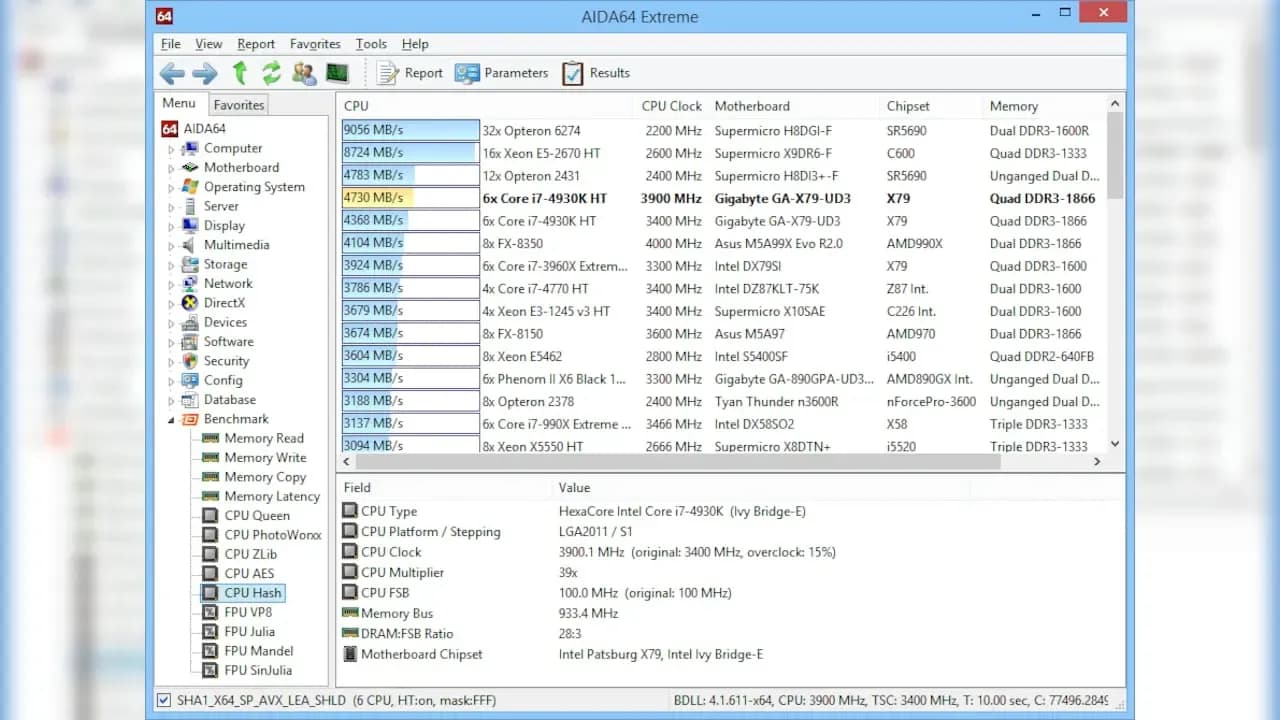 Captura 5 de AIDA64 Extreme Key