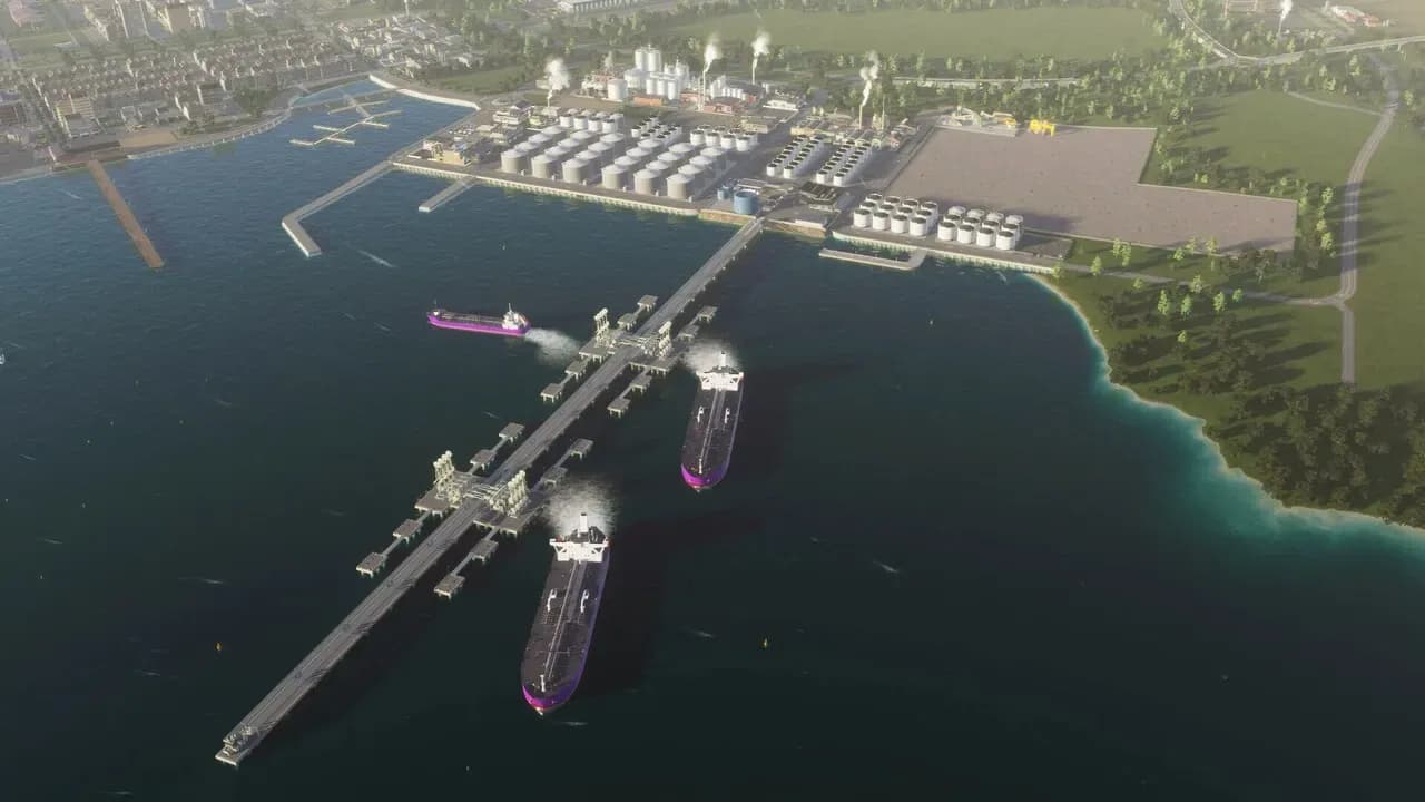 Cities: Skylines II - Bridges & Ports PC Steam CD Key screenshot 9