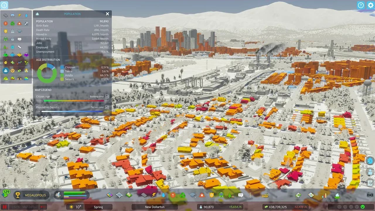 Screenshot 2 di Cities: Skylines II PC Steam CD Key