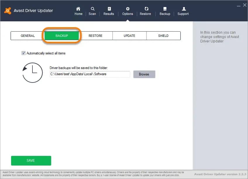 Screenshot 3 di Avast Driver Updater 1 Device, 1 Year Key