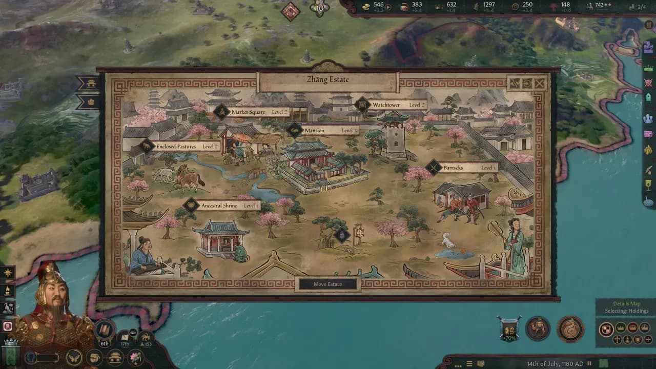 Screenshot 2 di Crusader Kings III: All Under Heaven PC Steam CD Key