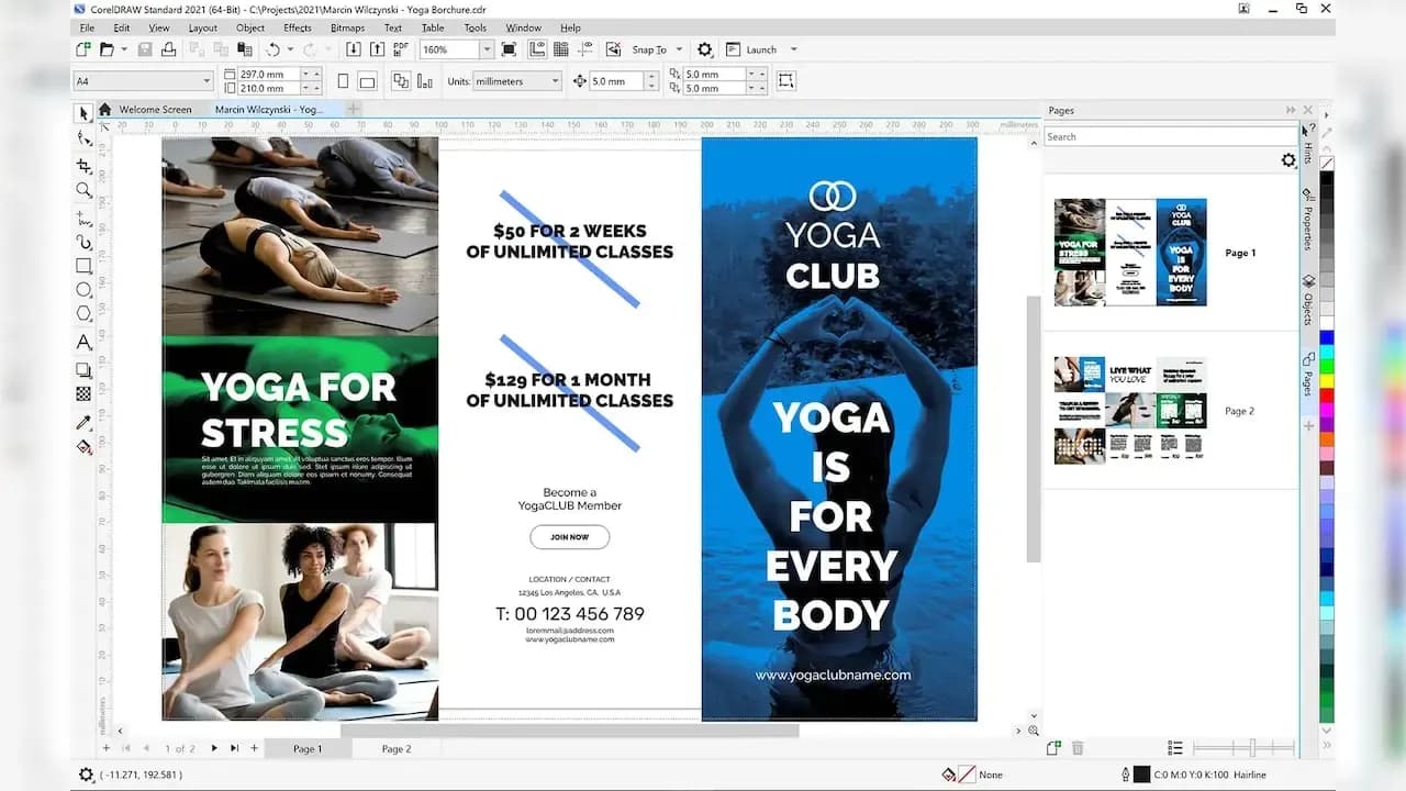 Screenshot 3 di CorelDRAW 2021 Standard (1 PC, Lifetime) Key