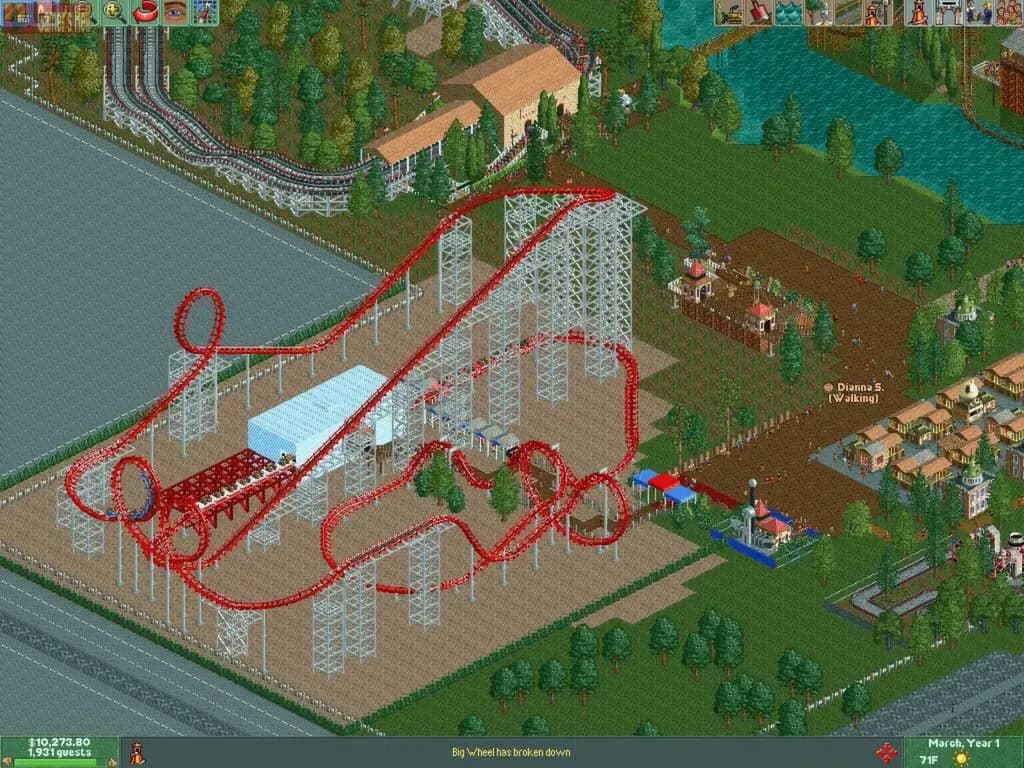 Screenshot 3 di RollerCoaster Tycoon 2: Triple Thrill Pack PC Steam CD Key