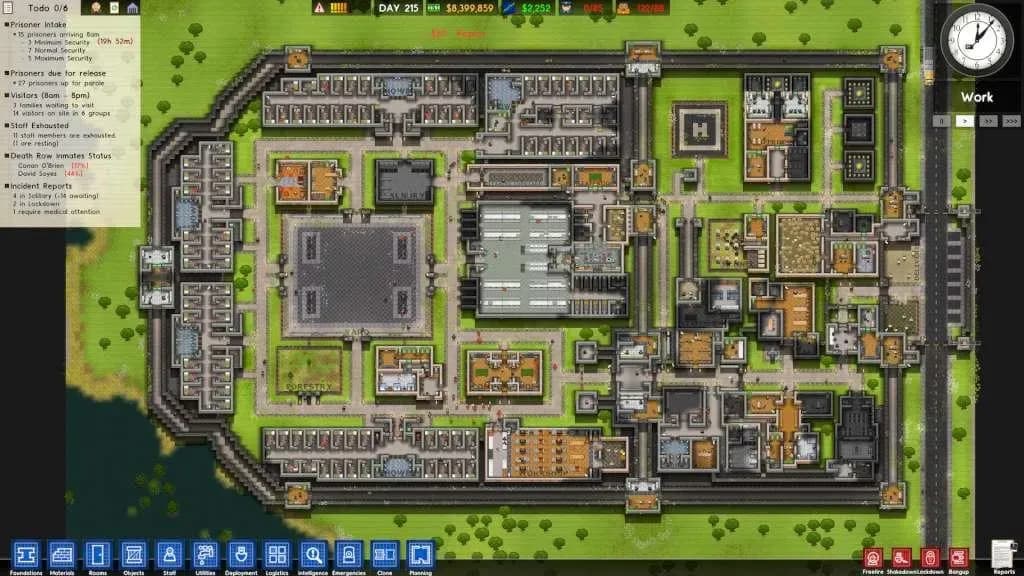 Screenshot 1 di Prison Architect PC Steam CD Key (EU)