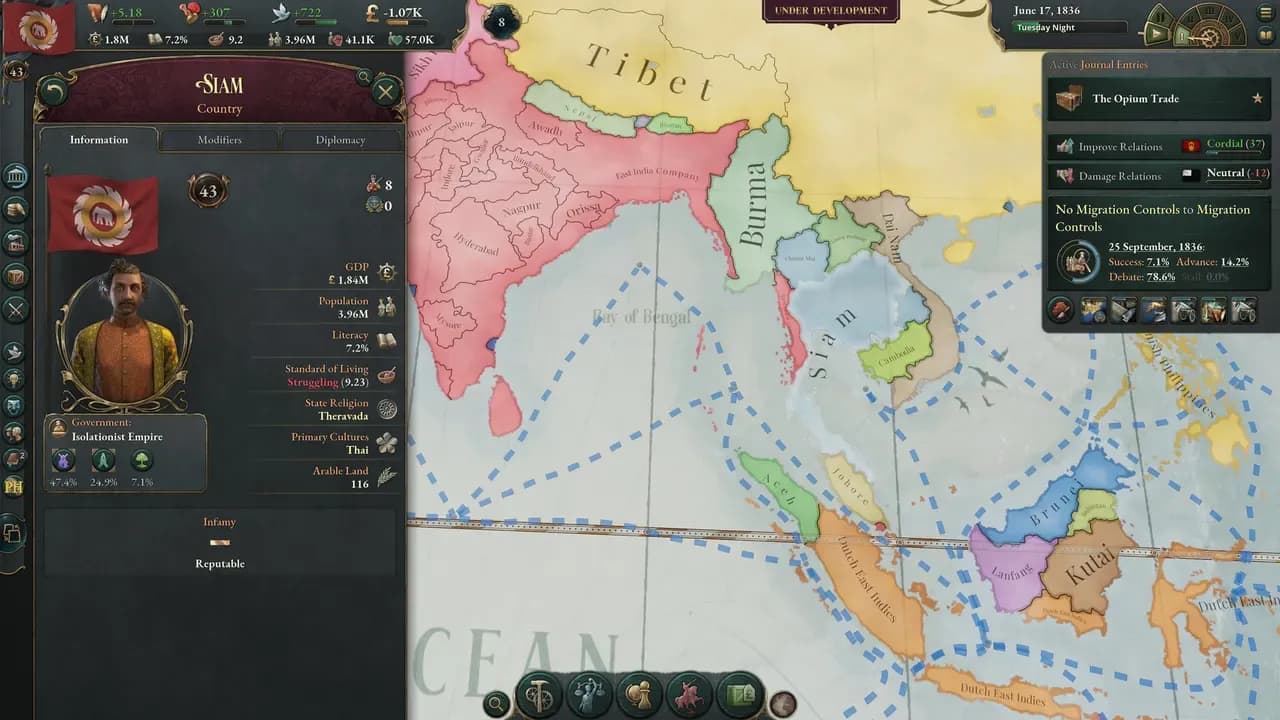Screenshot 2 di Victoria 3 PC Steam CD Key (EU)