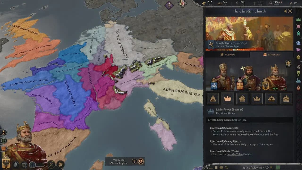 Crusader Kings III: By God Alone PC Steam CD Key screenshot 4