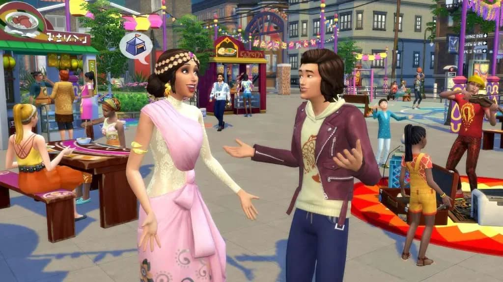 Screenshot 1 di The Sims 4: City Living PC EA App CD Key