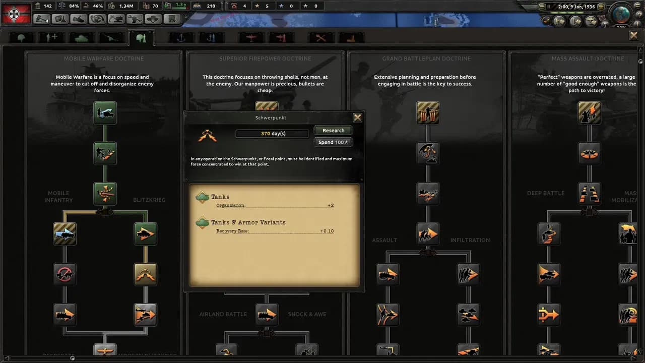 Screenshot 2 di Hearts of Iron IV Standard Edition PC Steam CD Key