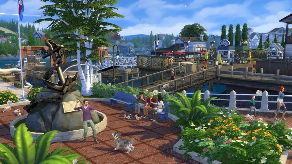 Screenshot 4 di The Sims 4: Cats & Dogs PC EA App CD Key