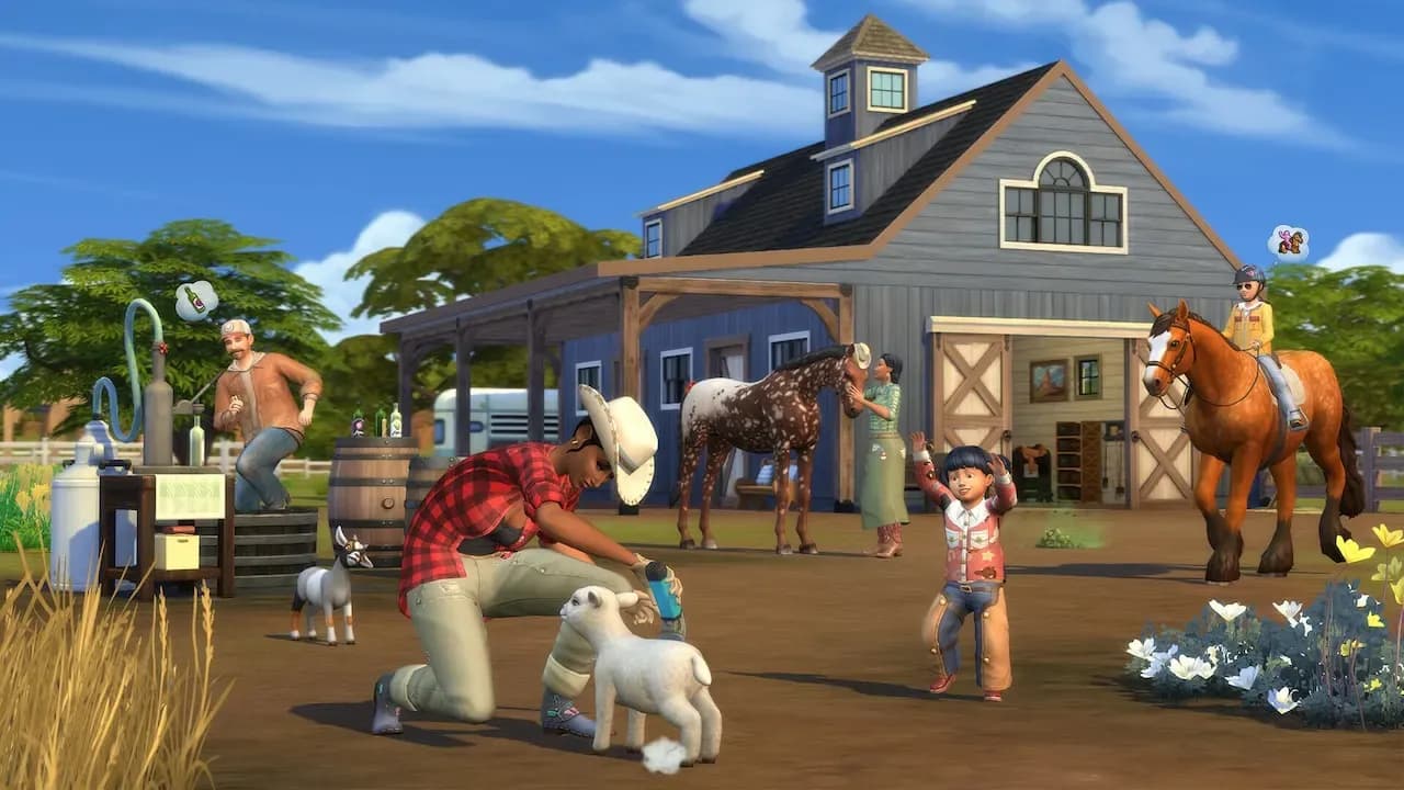 Screenshot 5 di The Sims 4 Horse Ranch Expansion Pack PC EA App CD Key