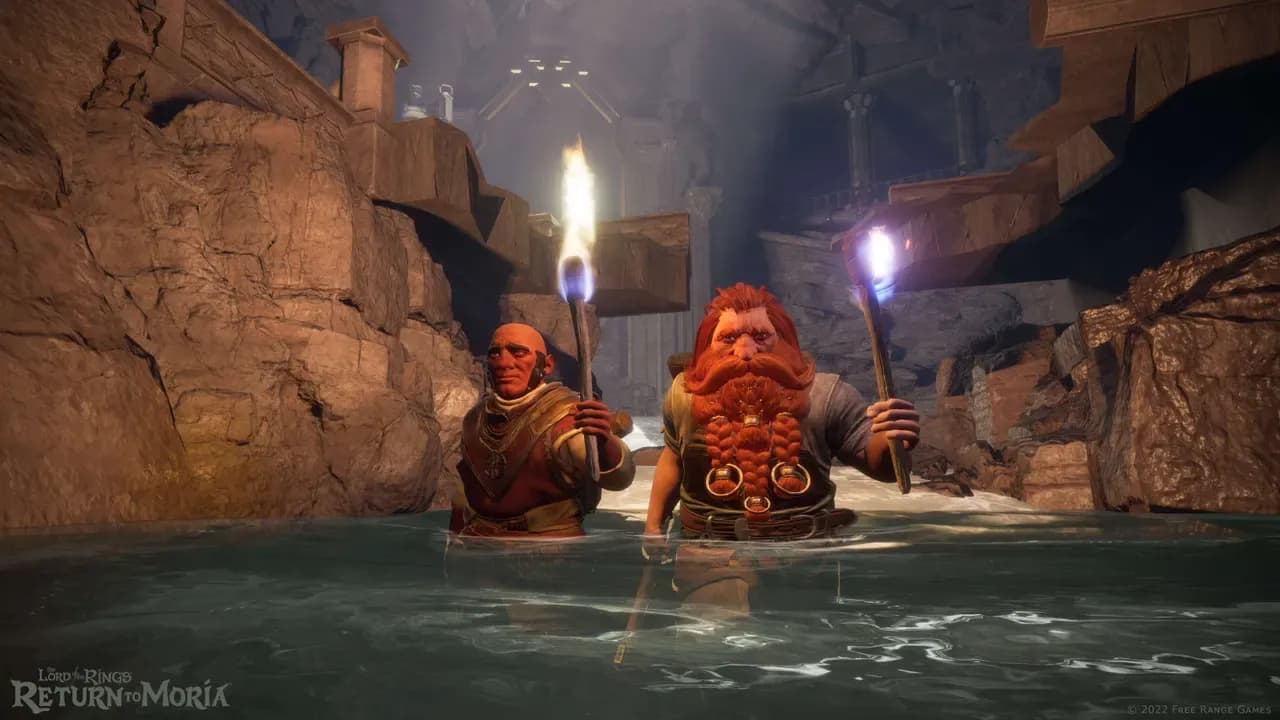 Screenshot 4 di The Lord of the Rings: Return to Moria PC Steam CD Key