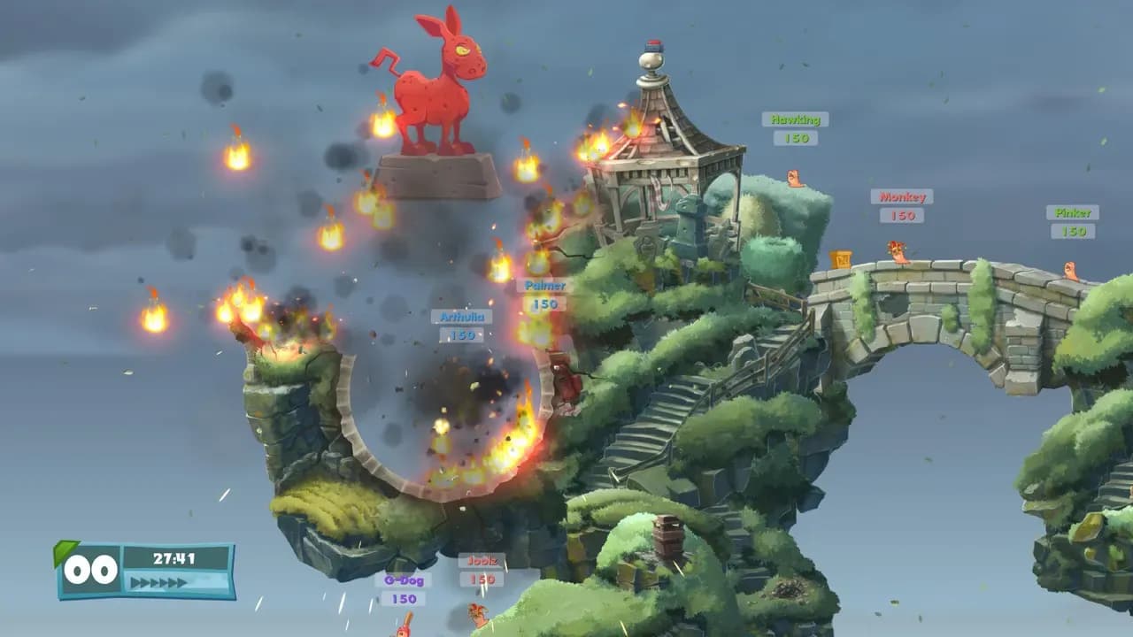 Screenshot 1 di Worms W.M.D PC Steam CD Key
