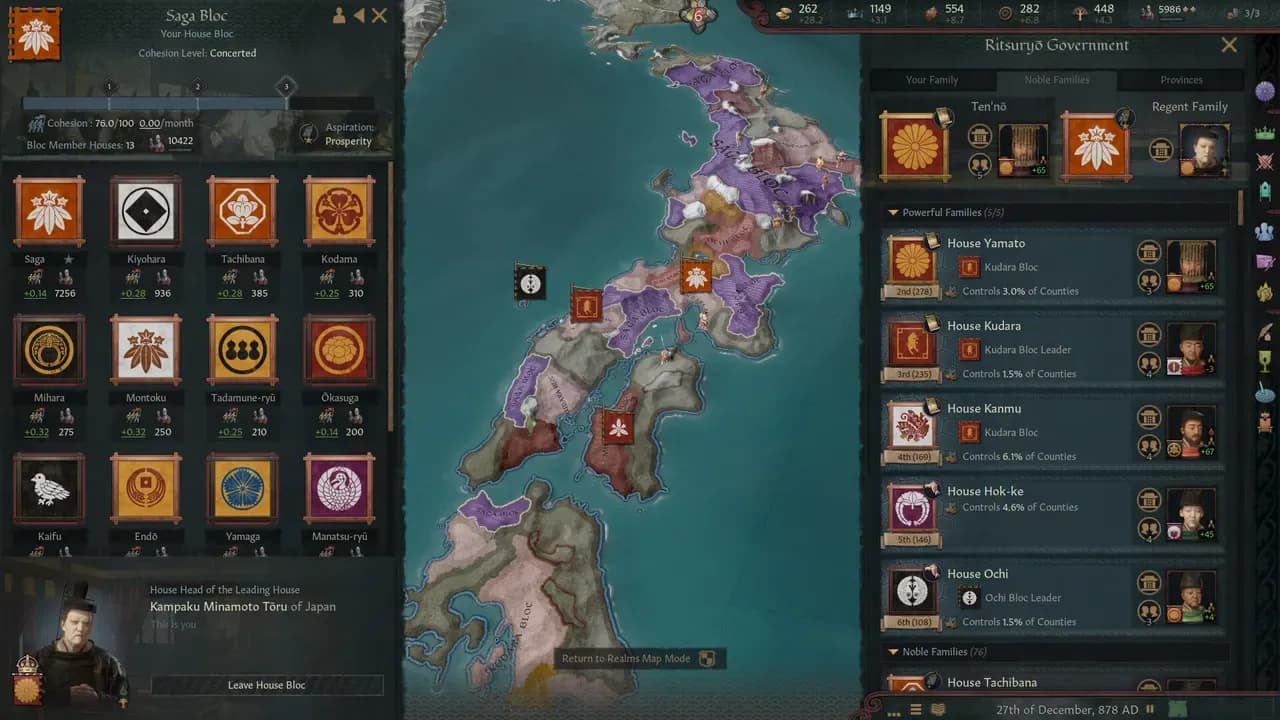 Screenshot 4 di Crusader Kings III: All Under Heaven PC Steam CD Key