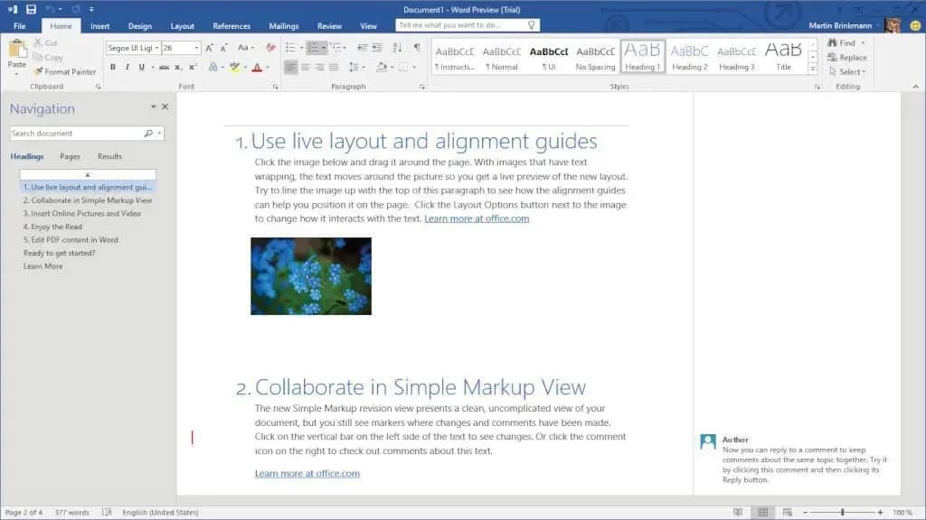 Screenshot 3 di Microsoft Office Professional 2016 Plus Key
