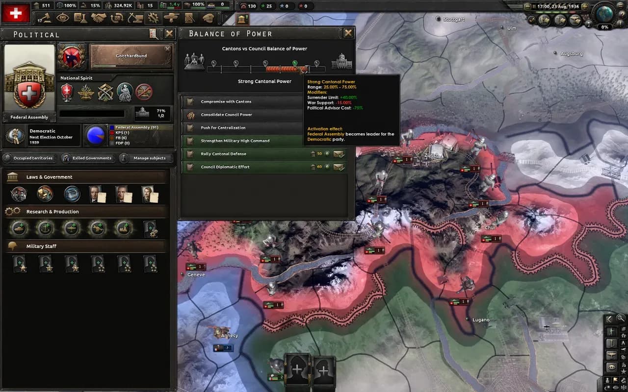 Screenshot 3 di Hearts of Iron IV: By Blood Alone PC Steam CD Key