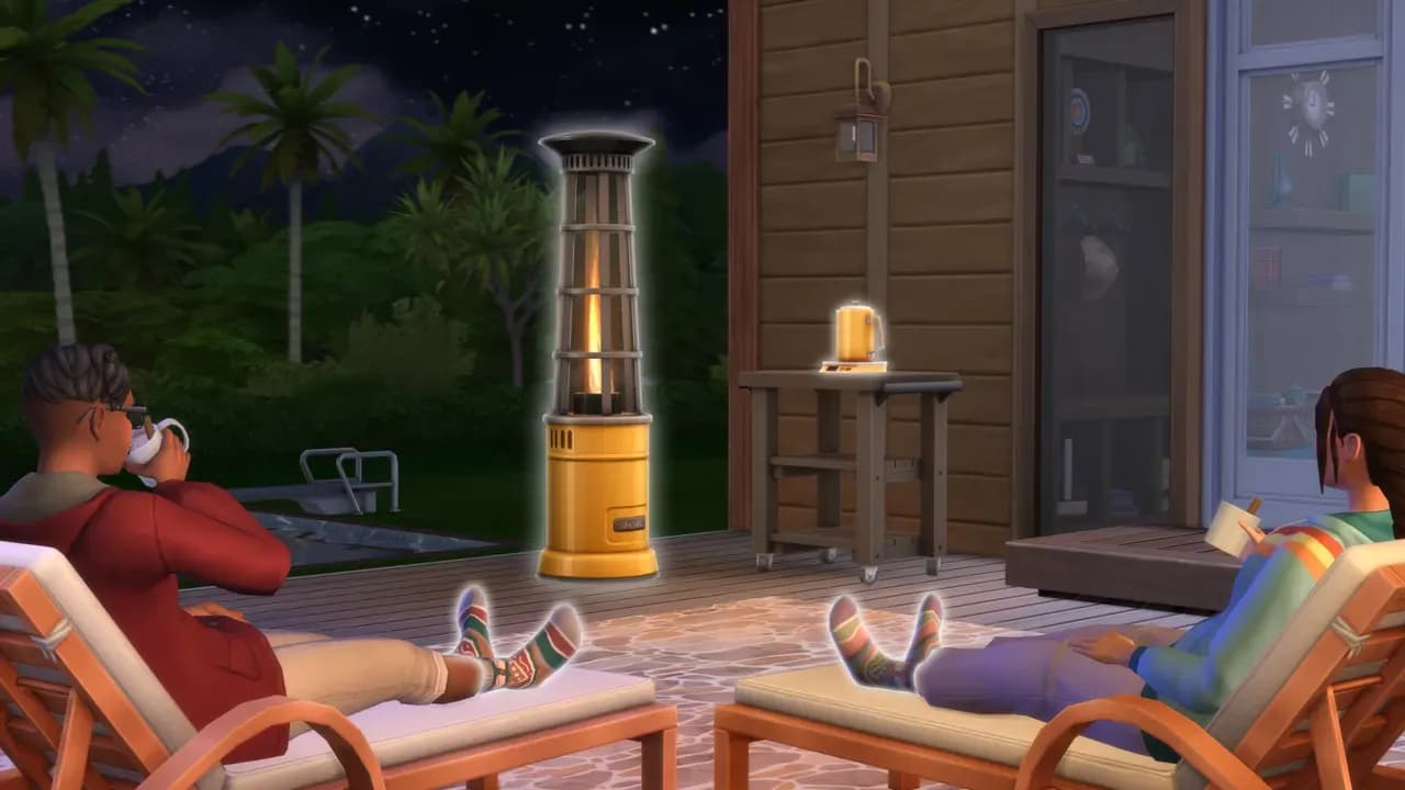 Screenshot 1 di The Sims 4: Adventure Awaits - Warm & Cozy Digital Content PC EA App CD Key