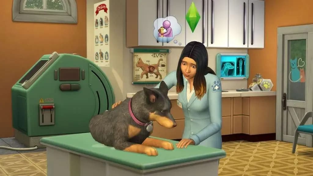 Screenshot 3 di The Sims 4: Cats & Dogs PC EA App CD Key