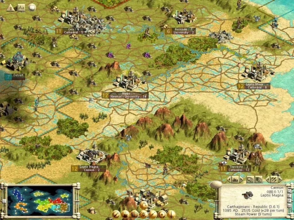 Screenshot 4 di Sid Meier's Civilization III Complete PC Steam CD Key