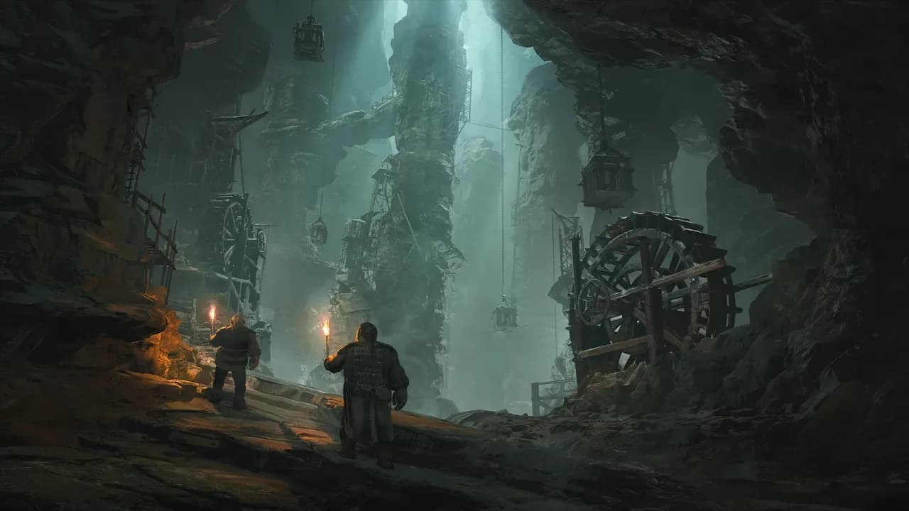 Screenshot 1 di The Lord of the Rings: Return to Moria PC Steam CD Key