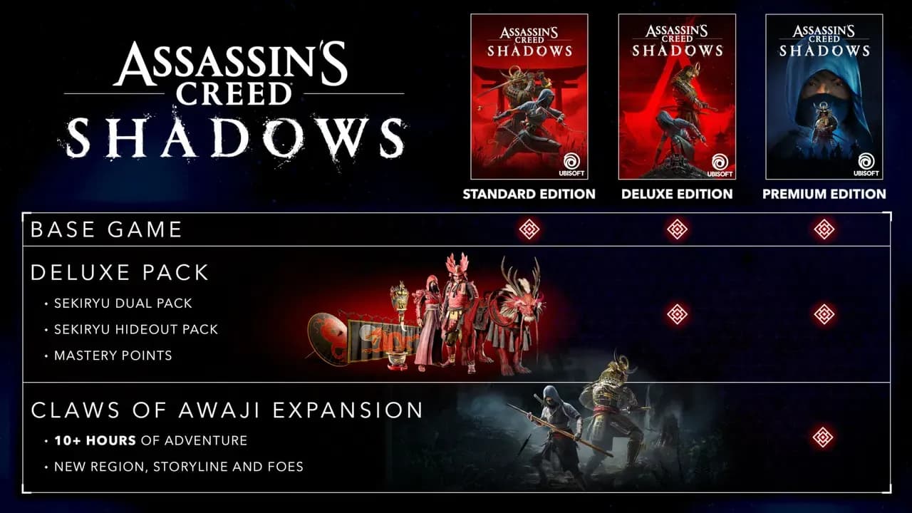 Screenshot 1 di Assassin's Creed Shadows Premium Edition PC Ubisoft Connect CD Key