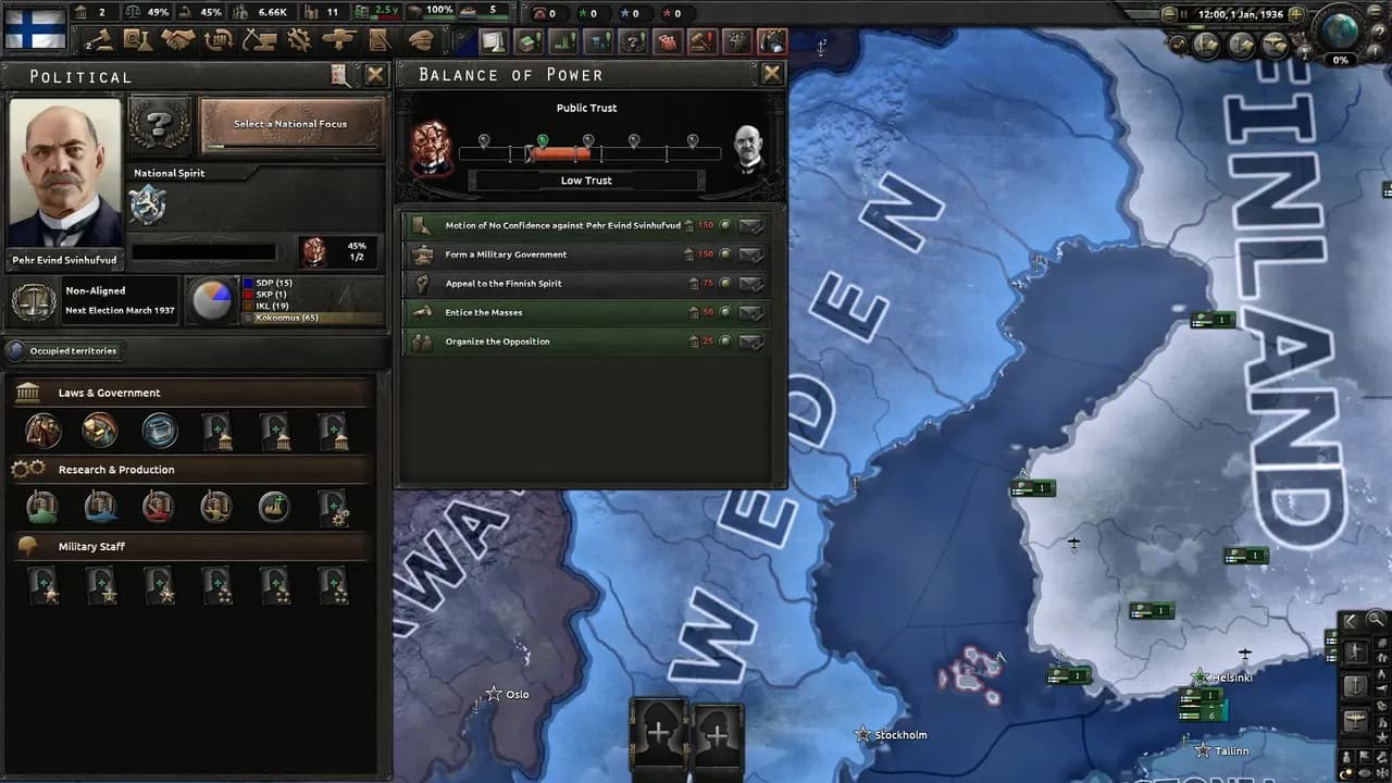 Screenshot 2 di Hearts of Iron IV: Arms Against Tyranny PC Steam CD Key