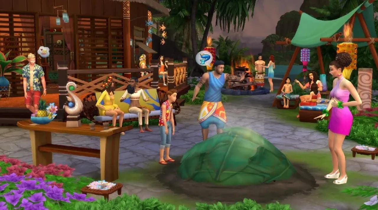 Screenshot 5 di The Sims 4: Island Living PC EA App CD Key
