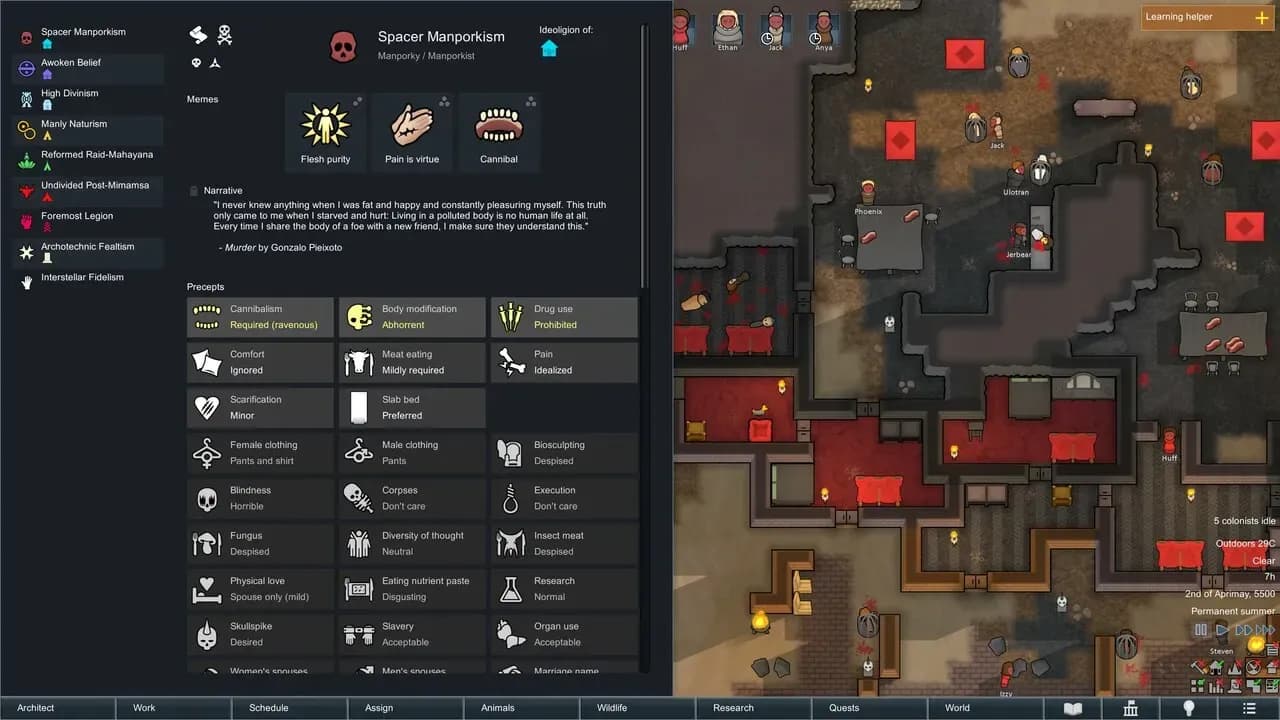 RimWorld - Ideology PC Steam CD Key screenshot 3