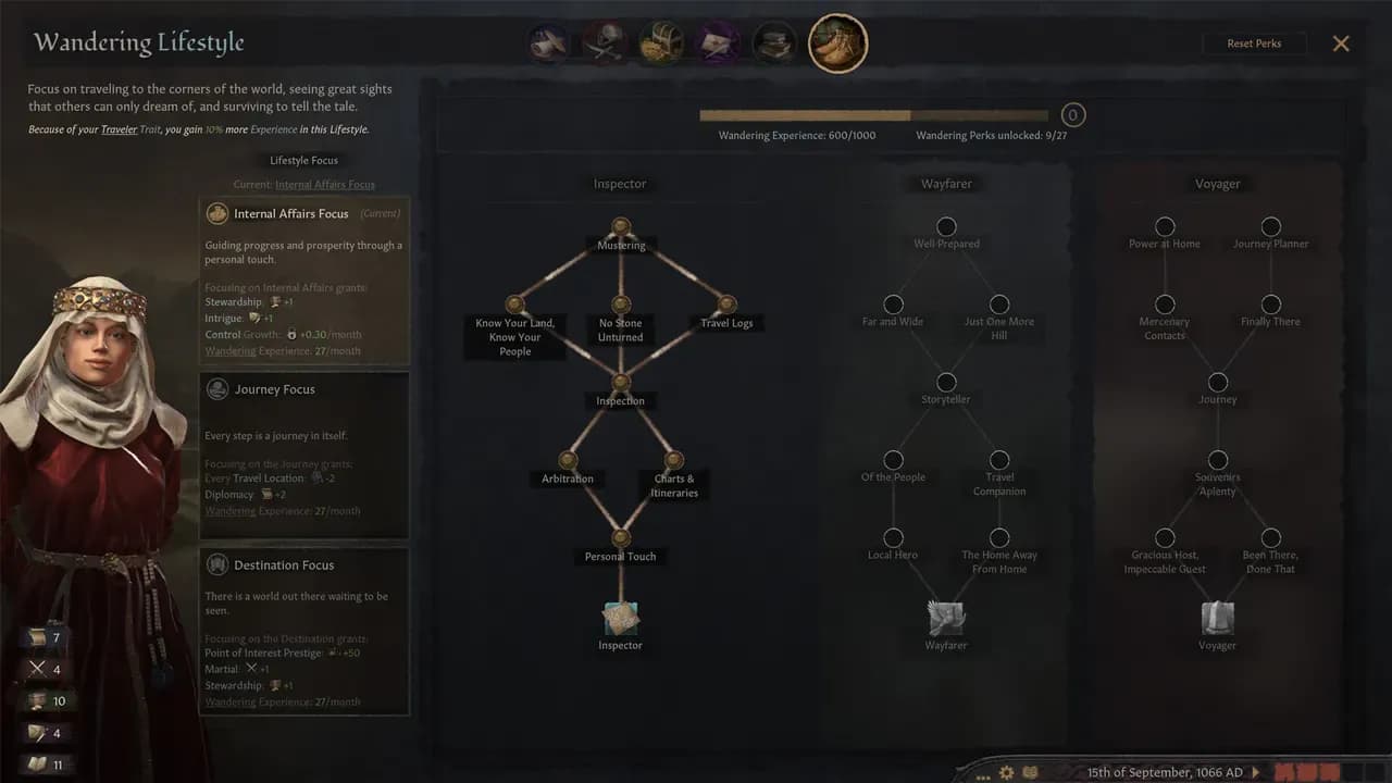 Screenshot 1 di Crusader Kings III: Wandering Nobles PC Steam CD Key