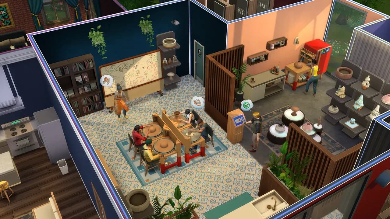 Screenshot 2 di The Sims 4 Businesses & Hobbies Expansion Pack PC EA App CD Key