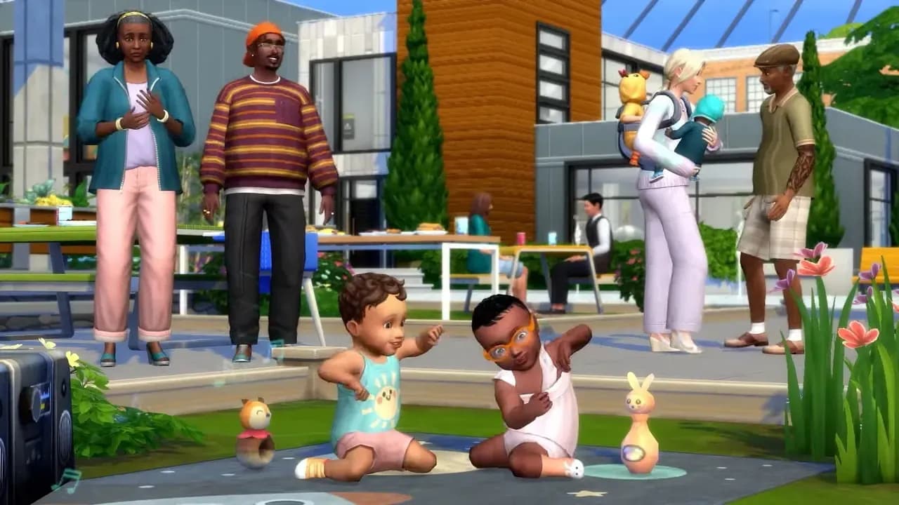 Screenshot 2 di The Sims 4 Growing Together PC EA App CD Key
