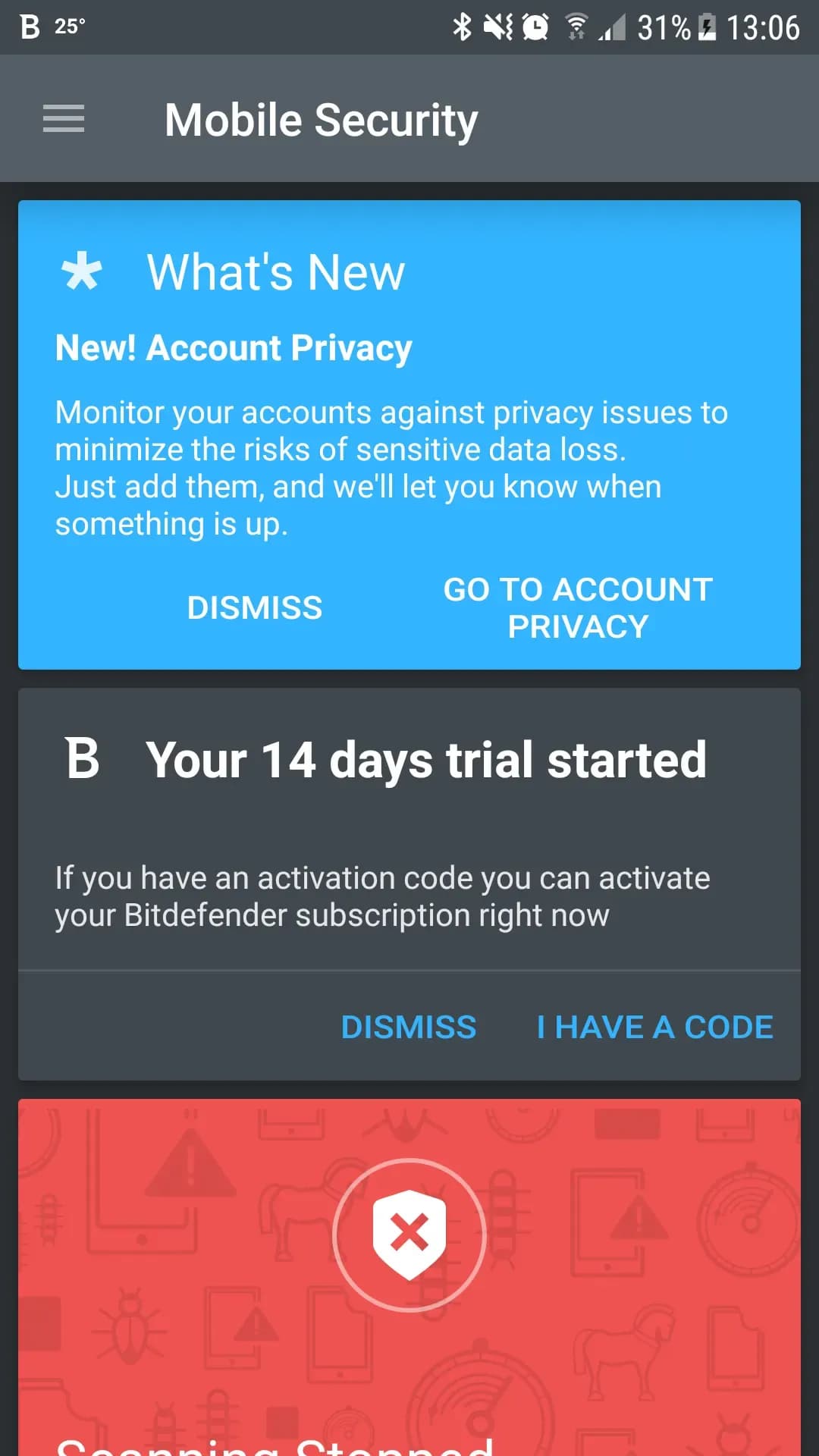 Screenshot 1 di Bitdefender Total Security (5 Devices, 1 Year) Key