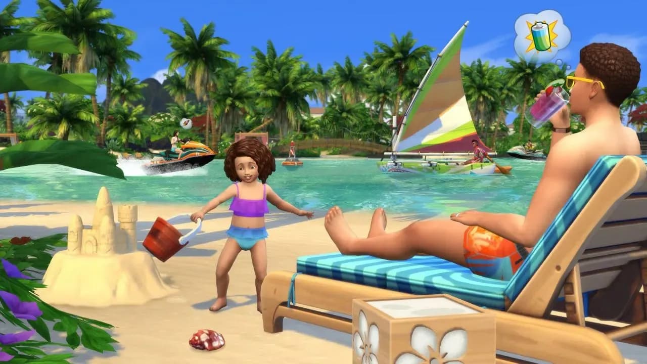Screenshot 3 di The Sims 4: Island Living PC EA App CD Key