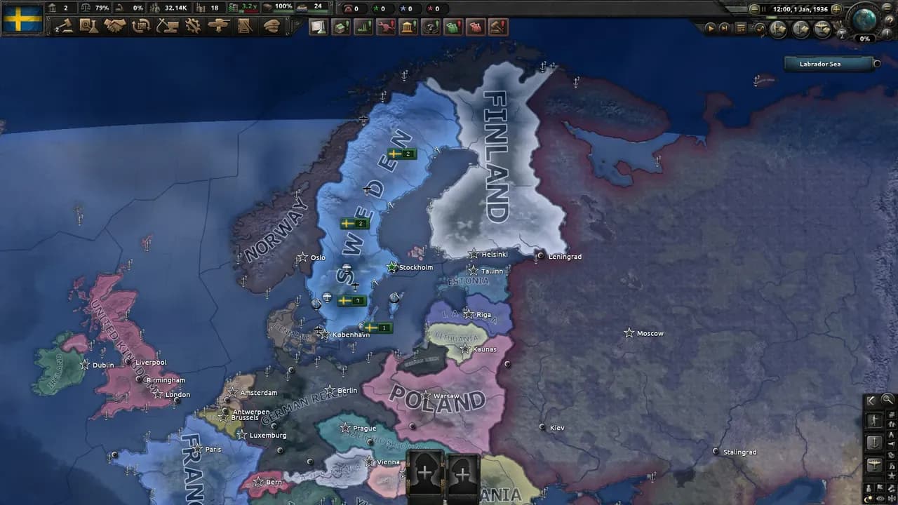 Screenshot 1 di Hearts of Iron IV: Arms Against Tyranny PC Steam CD Key