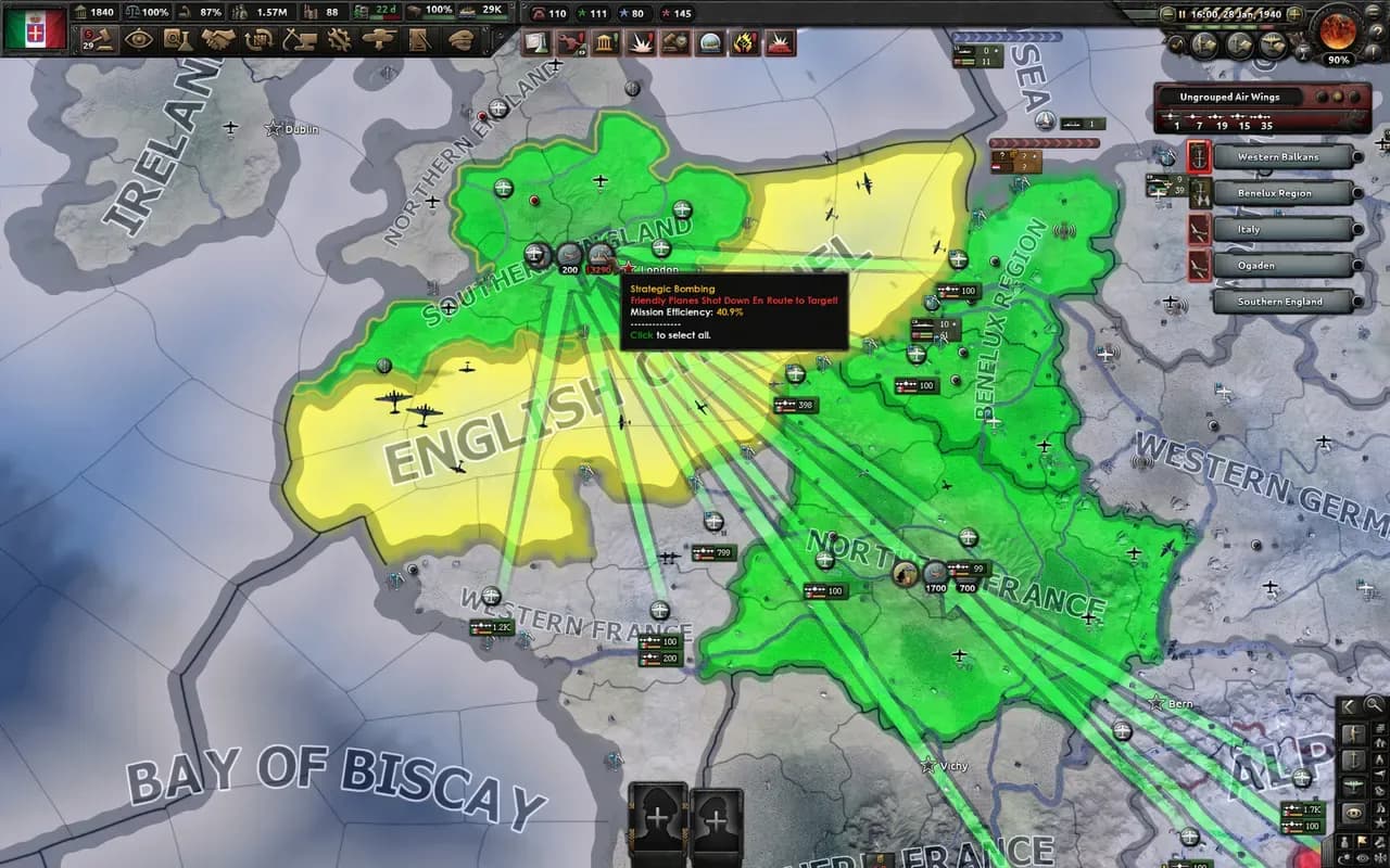 Screenshot 1 di Hearts of Iron IV: By Blood Alone PC Steam CD Key
