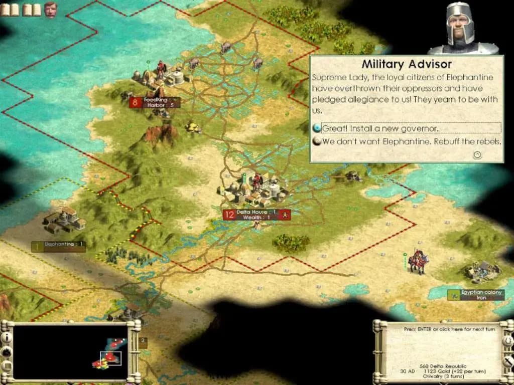 Screenshot 2 di Sid Meier's Civilization III Complete PC Steam CD Key